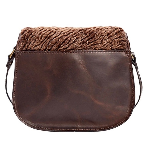 Patricia Nash Laser Cut Sherpa Bag- brown - Picture 3 of 7